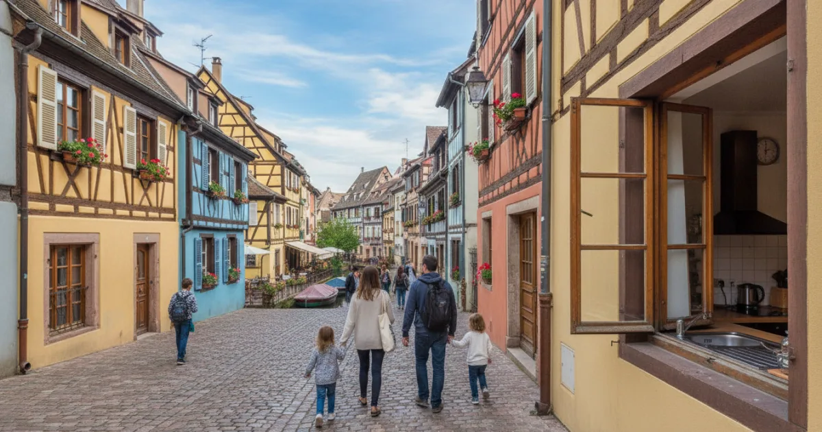 Colmar en famille : Appartements avec cuisine